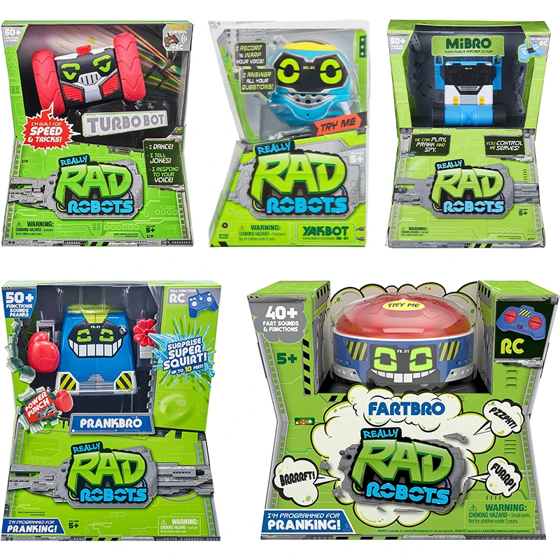 Really RAD Robots Fartbro Electronic Remote Control Farting Robot Funny Toy Gift 