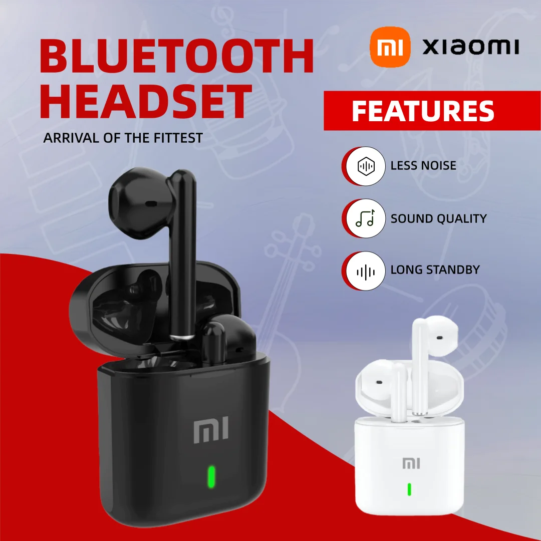 Original Xiaomi V77 Wireless Headset Bluetooth Touch Control Headphones Long Lasting Battery Life Support Earphone Android ISO 1