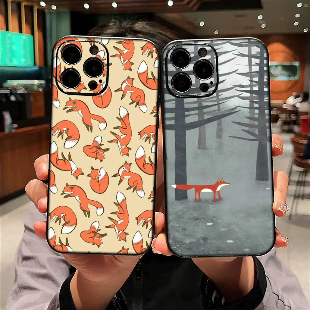 Anime Fox Funny Cute Phone Cover Case