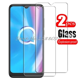 Premium High - Definition Tempered Glass Screen Protector Film (2 - Pack) for Tempered glass (Alcatel 1SP (2020))