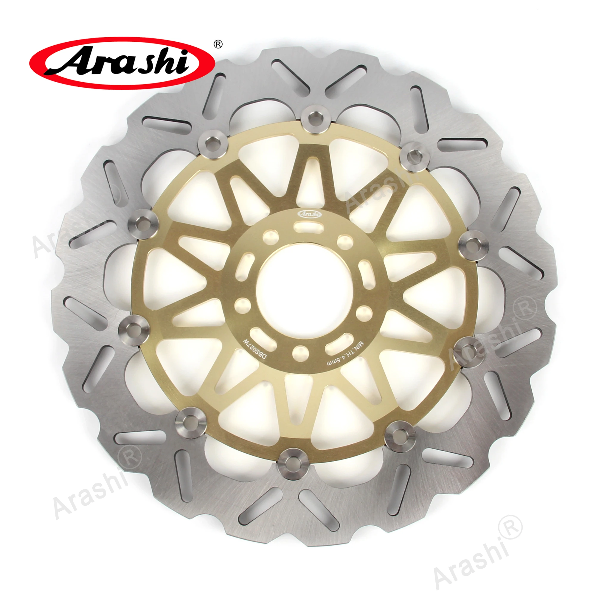 Arashi 1 Pair CNC Floating Front Brake Disc Rotor For