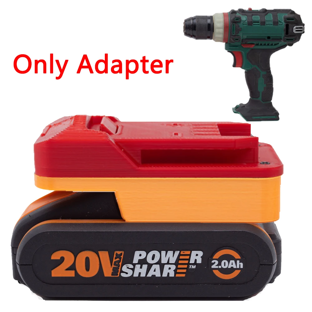 Adattatore Di Conversione Batteria Per Worx 4Pin 20V Litio Per Utensili Elettrici Cordless Parkside X20V (Non Includere Strumenti E Batteria)