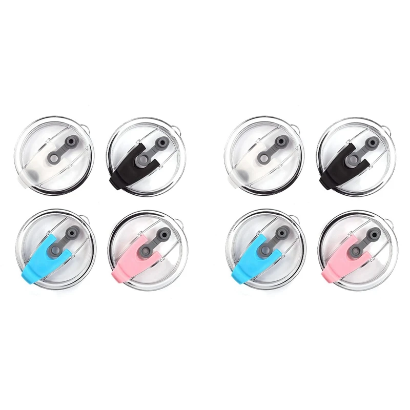 

8 шт., колпачки для стаканов Yeti,Rambler,Ozark Trail, с двойным отверстием