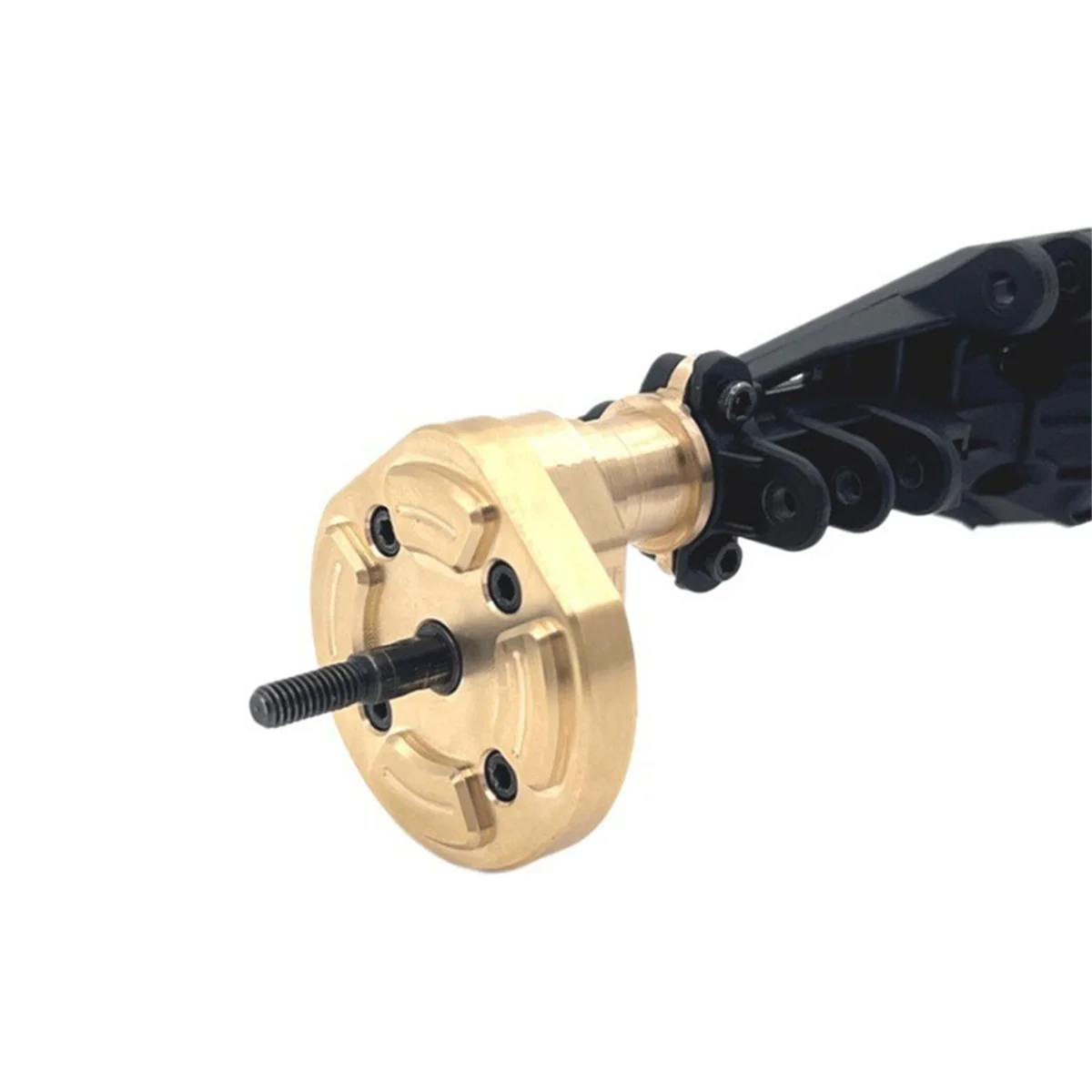 BAAU 4PCS RC Car Upgrade Brass Front and Rear Axle Counterweights Kit for 1/12 H12Y H12Y+ RC Car Toy Parts