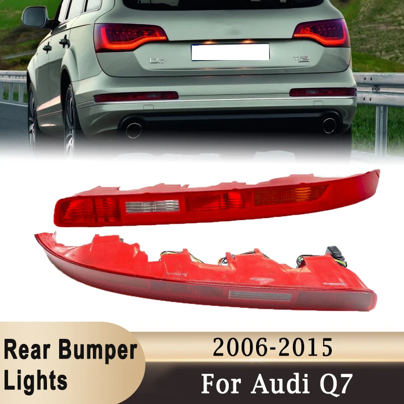 Rear Bumper Led Tail Light Turn Signal Stop Brake Light With 4 Bulbs