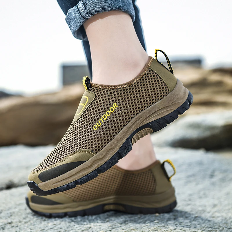 Mesh Men Casual Shoes Summer Outdoor 