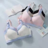 All-season Maternity Bra For Pregnant Women Breast-lifting Anti-sagging Front-opening Design For Breastfeeding Made  Pure Cotton 6