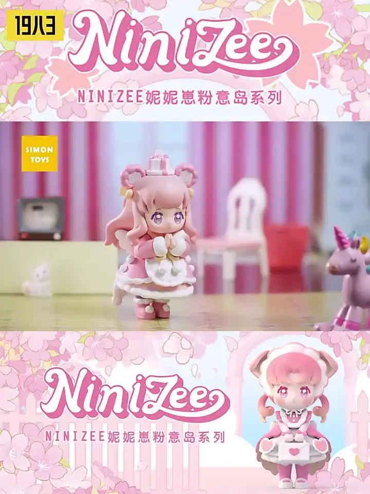 ピンクおもちゃ オリジナルのninizee-女の子のための愛のアクションフィギュア