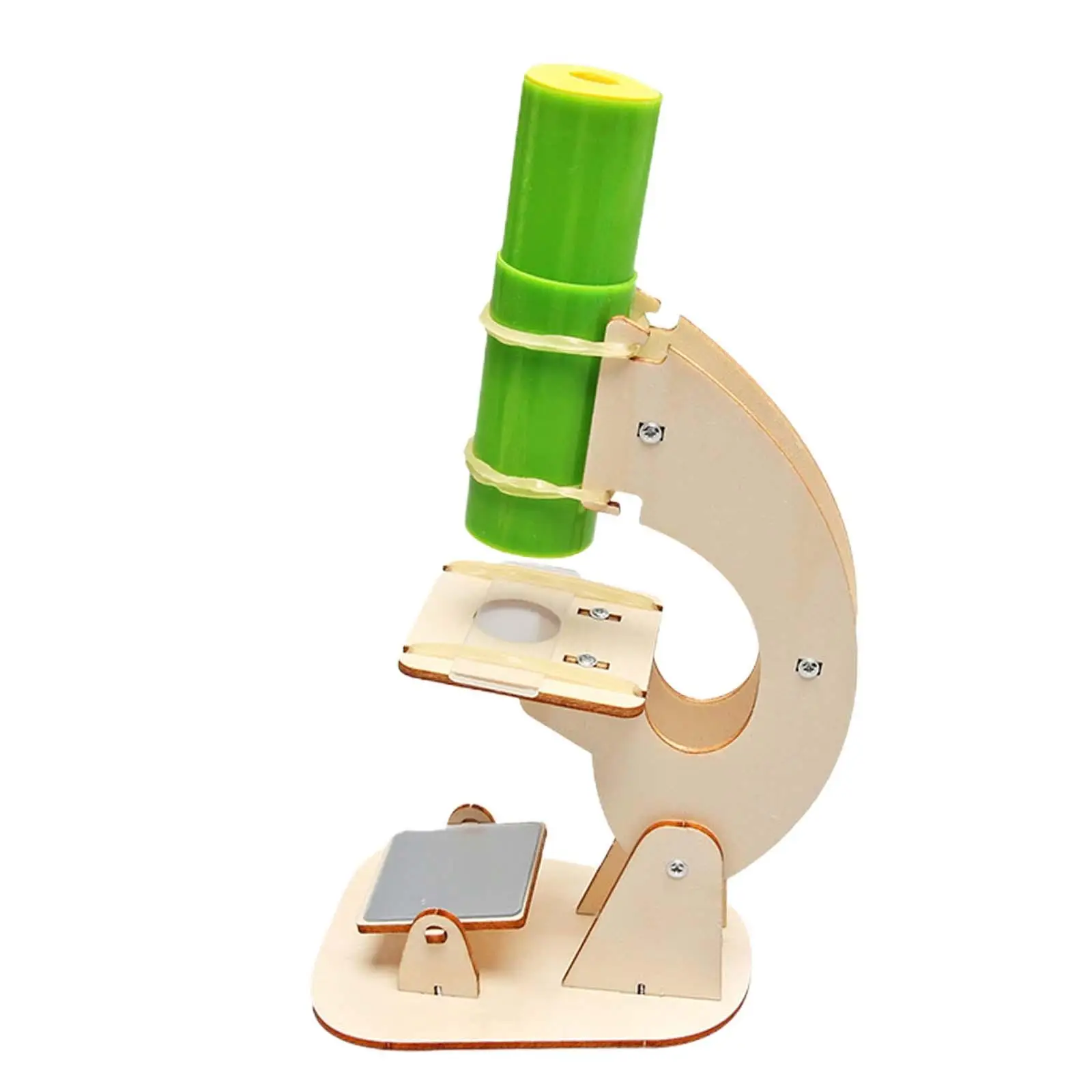 

Wooden Portable Stem Toys Kids Experiments Toys Kid Science Microscope Toy
