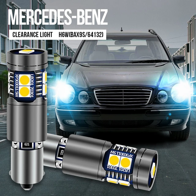 10xCar Error-free LED Parking Light Bulb For Mercedes-Benz W210 E55 AMG  BA9S h6w 