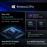 Lenovo Xiaoxin Pro16 GT Laptop Ultra 9 285H/Ultra 5 Integrated Graphics 32GB RAM 1T SSD 16 Inch 2.8K 120Hz Screen Notebook PC 2