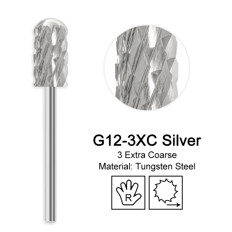 Golden Tungsten Carbide Nail Drill Bit for Manicure and Pedicure Accessories