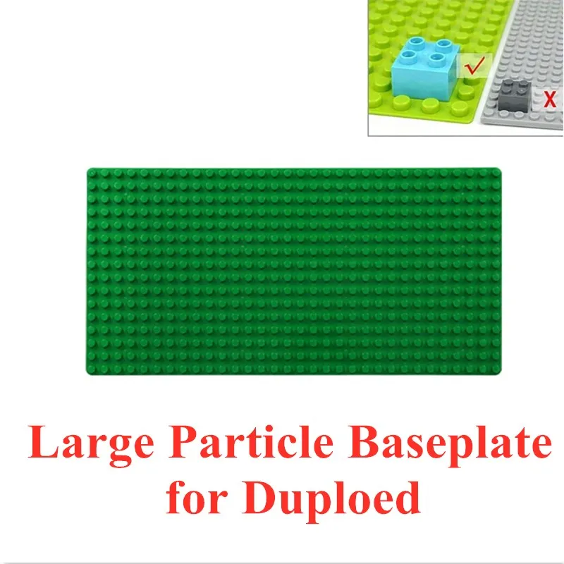 16*32 Dots Large Particle Building Blocks Base Plate Children's DIY Educational Assembled Toys Baseplate Building Blocks Wall building blocks toys block base plate