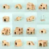 Pet Hamster Toys Wooden Bridge Seesaw Swing Toys Small Animal Activity Climb Toy DIY Hamster Cage Accessorie
