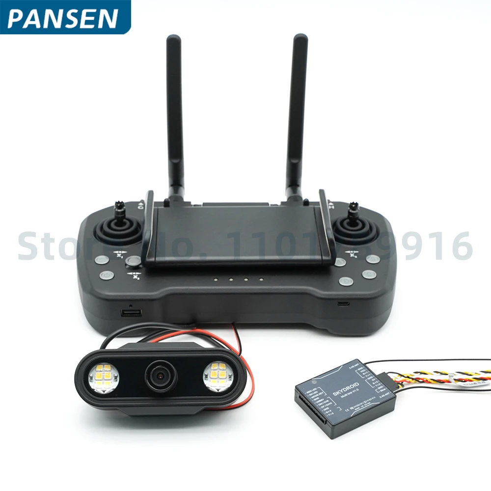 

JIYI K++ K3A Pro Flight Control Skydroid T12 Remote Control with Three-body Camera for Agricultural Drone Remote Control Kit