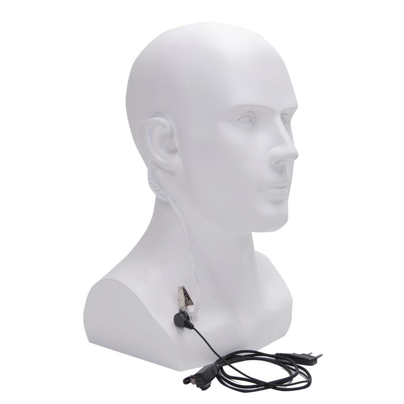 Quansheng High-Quality Walkie Talkie Headset with Mic and Acoustic Air Tube Earpiece