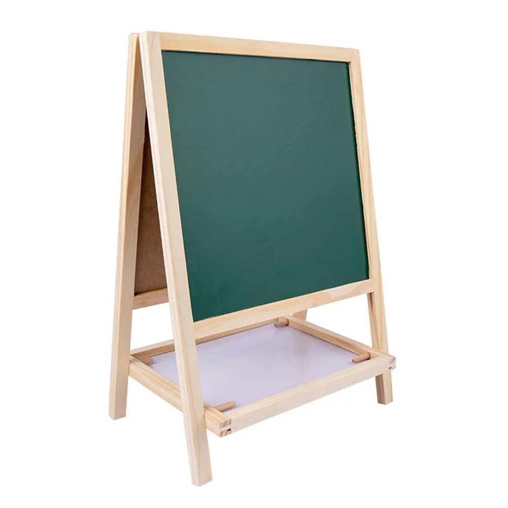 

Garden Labels Stakes Standing Art Easel Tabletop Chalkboard Signs Double Sided Magnetic Board Drawing and Writing Board for Kids