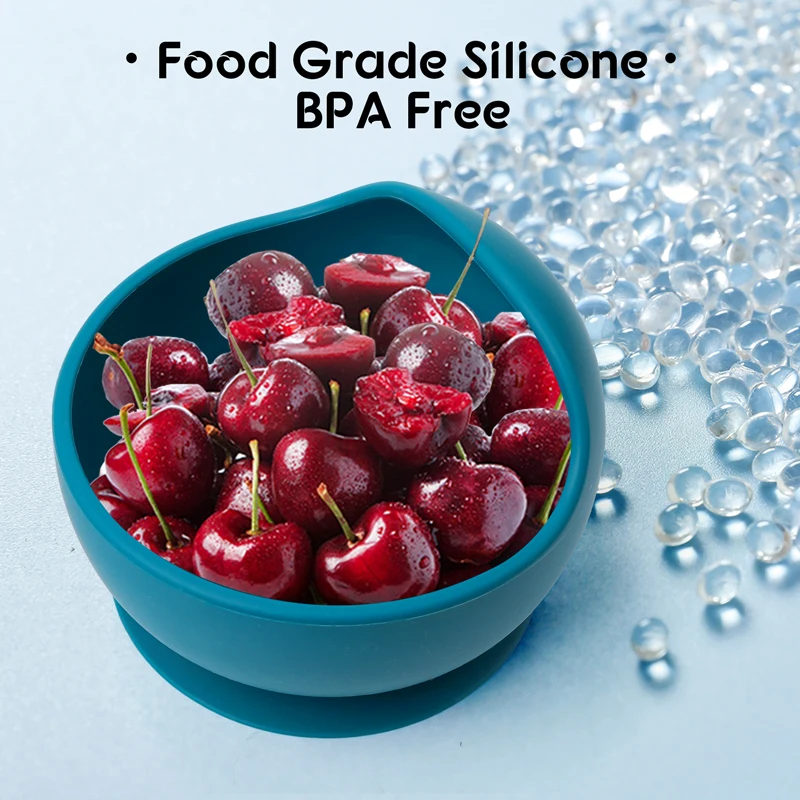 Description Picture 2 of itemTYRY.HU Children's Tableware Baby Complementary Food Training Silicone Tableware Baby Suction Bowls Toddler Training Tableware