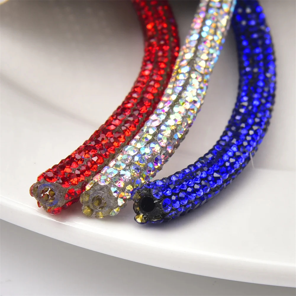 Glitter Rhinestone Rope 6mm Strass Cord Round Crystal Cotton String DIY  Clothes Bow Bracelet Bags Ornament Making Accessories - AliExpress