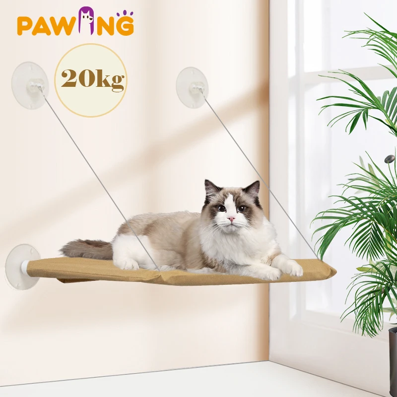 

High Quality Pet Kitten Cat Hammock Window Mounted Cat Bed Hanging Soft Bed Cages for Chair Kitty Rat Small Pets Swing