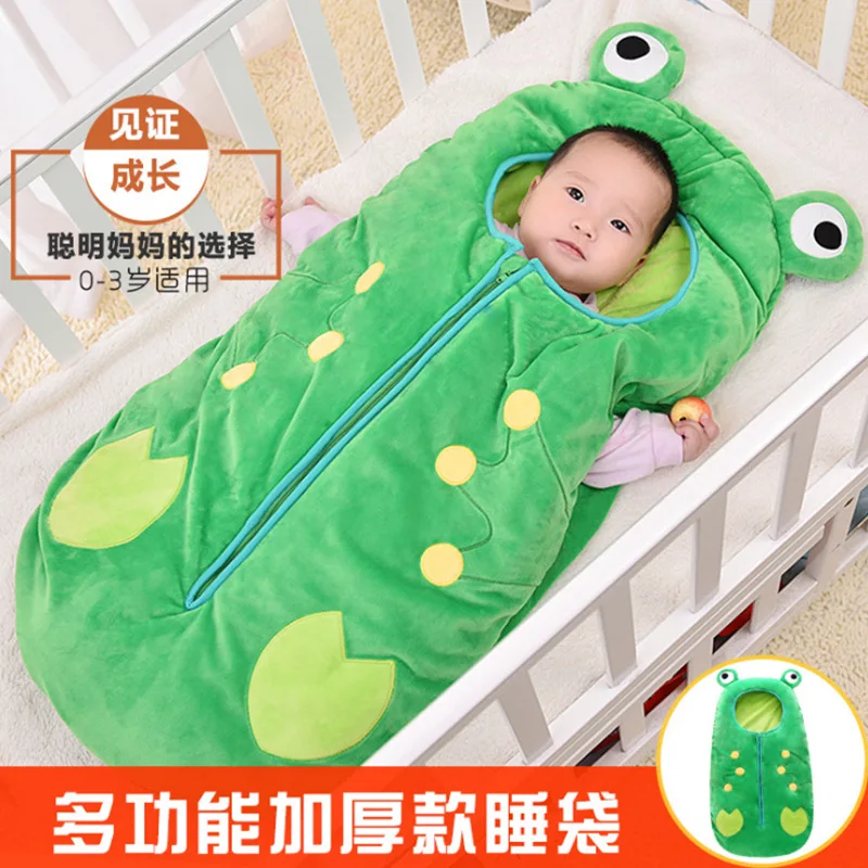

Baby Sleeping Bags Autumn And Winter Hug Is Thickened Children's Anti-Kick Artifact Newborn Sleeping Bag Sleepwear Turbulettes