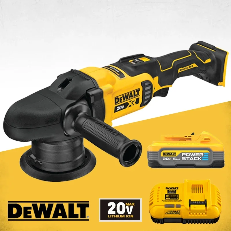 Lucidatrice Cordless Senza Spazzole Dewalt Con Batteria Al Litio Da 20V Lucidatrice Orbitale Casuale Da 125Mm Dcb118 Dcb115 Dcm848