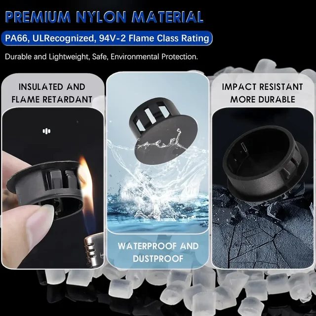 900 Tappi Plastica 5mm Per Fori - Nero, Bianco, Grigio Per Mobili - Foto 11