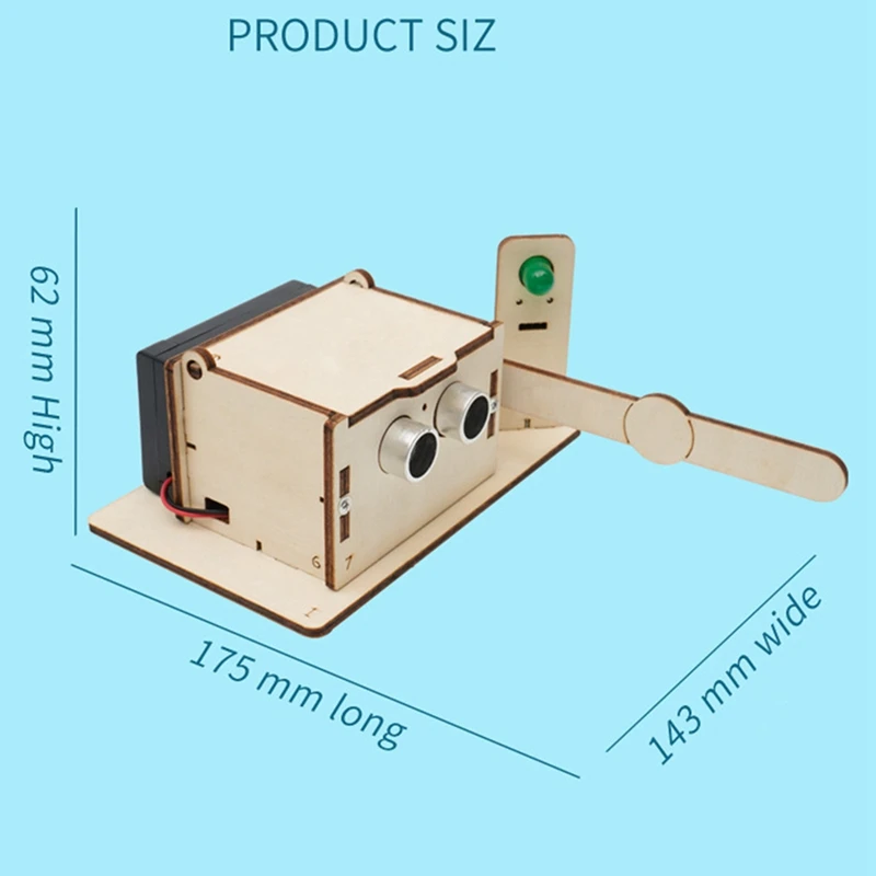 Intelligent Sensor Gate STEM Kits DIY Science Experimental Tool Kit Youth STEAM Education Handicraft Model 17.5X14.3X6.2Cm