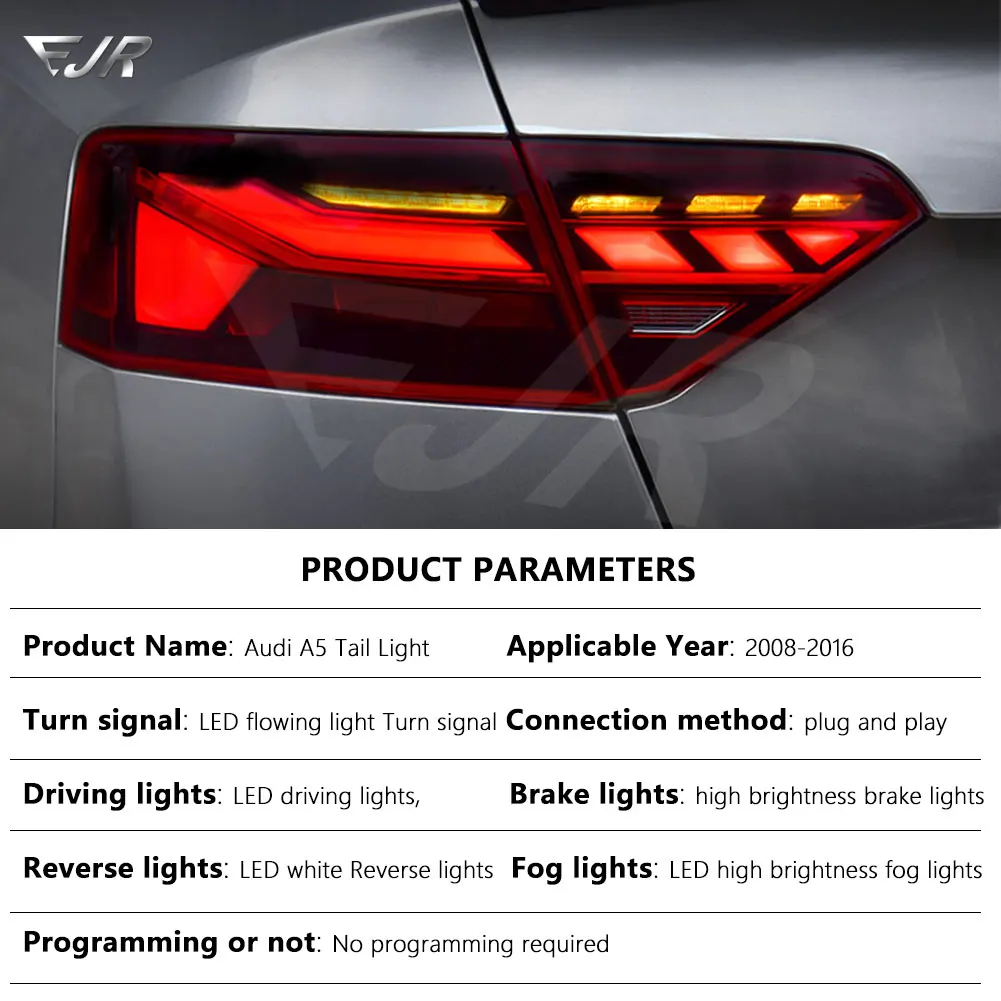 Audi A5 S5 用 純正テールライト セット LED Tail light For Audi A5 2017-2020 S5 Upgrade DRL Dynamic Turn