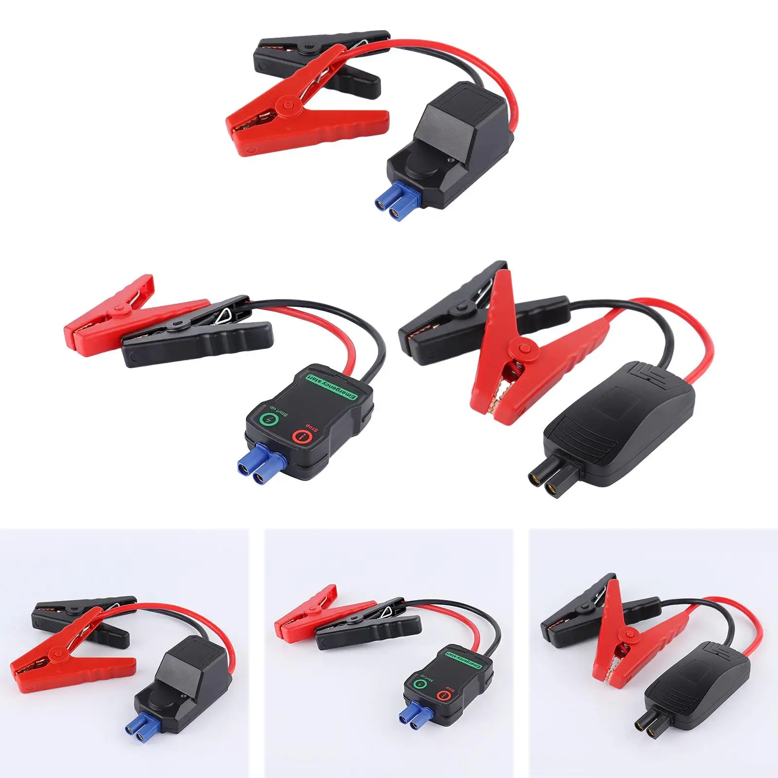 Generic Jump Starter Cable with Battery Clamps Replacement Automotive Booster Clamp Cables 12V Car Battery Clamps for Truck