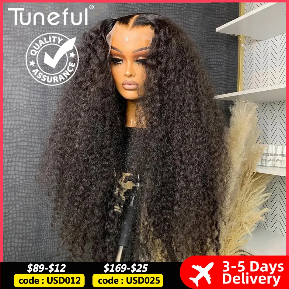 13x6 HD Transparent Lace Front Water Curly Wave Human Hair Wigs 40 Inch Long Jerry Curly Human Hair Frontal Wigs Full Bouncy human hair wig