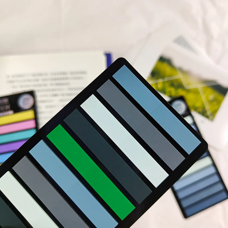 KindFuny 2400 Sheets Sticky Notes Self-Adhesive Annotation Read Books Bookmarks Tabs Notepad Posted It Aesthetic Stationery 6