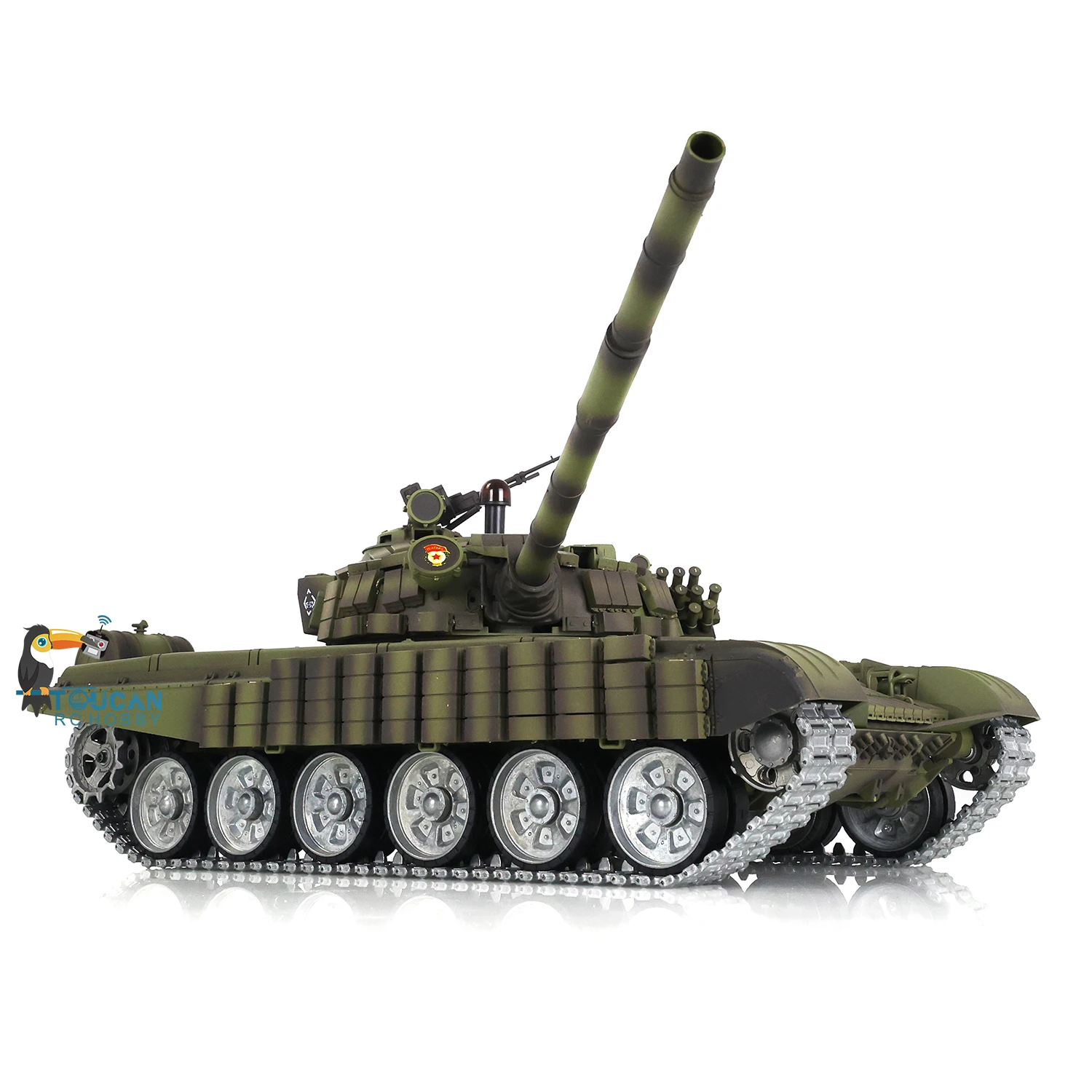 프로 베르 헝롱 T72 RC 탱크 3939 360 °   터렛 1/16 TK7.0 메탈 트..