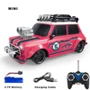 1:18 Retro Refitting MINI RC Car 4 channel Remote Control Car Vintage Beetle High Speed Light Modified vehicle Model Car Toy Kid 5