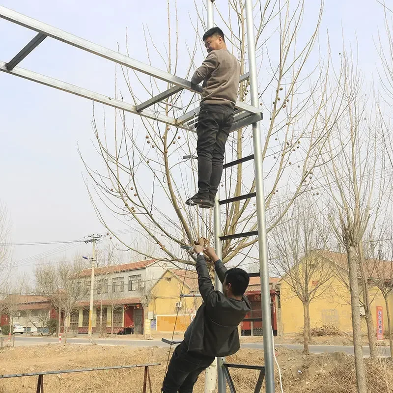 10m Aluminum Alloy Soft Ladder Training Rope Fire Ladder Household Escape Fire Rescue Wire Rope