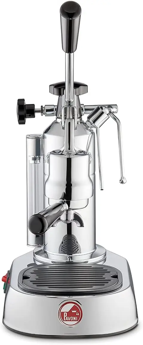 Pavoni EPC-8 Europiccola 8-Cup Lever Style Espresso Machine, Chrome,Silver 2