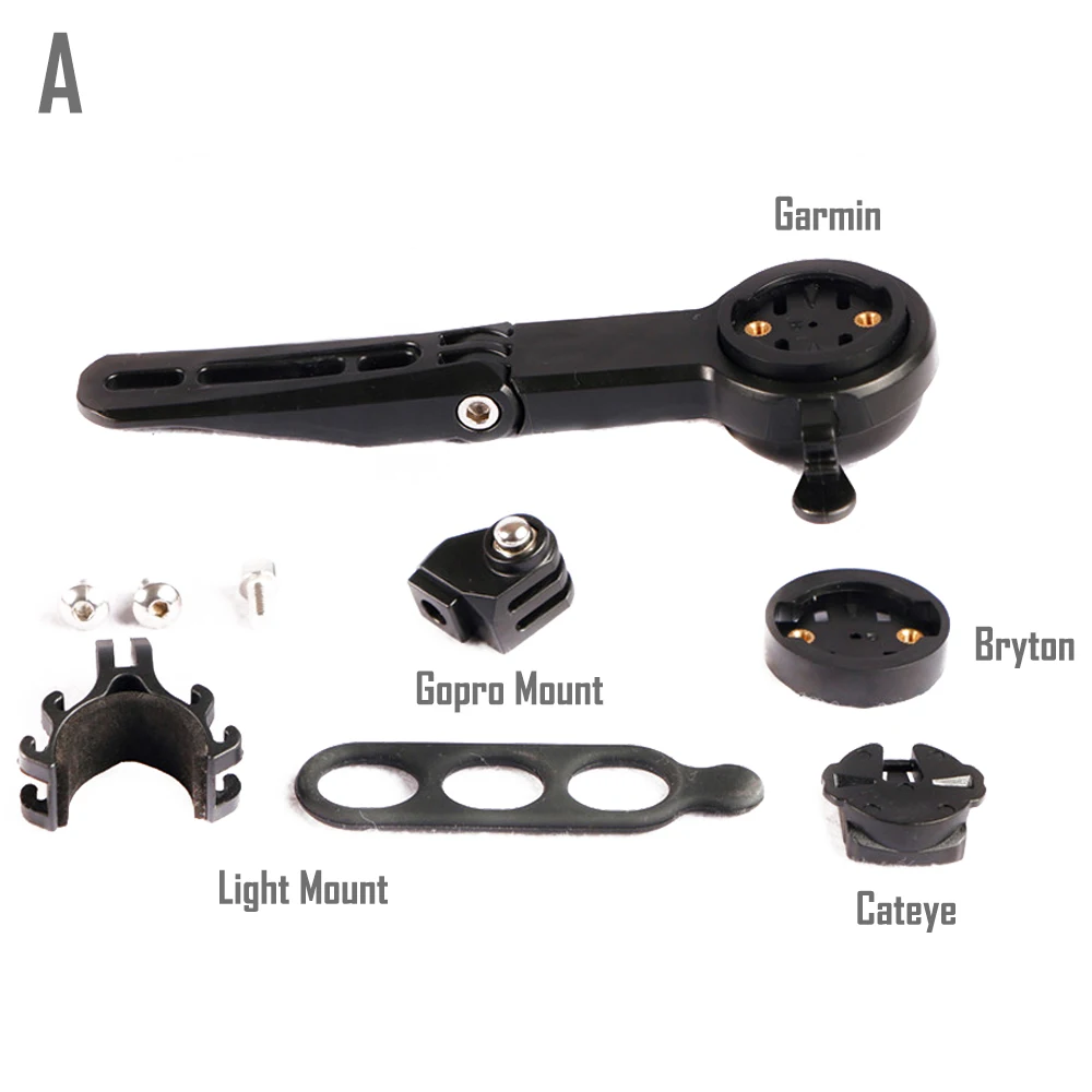 Bicycle Computer Mount With Bike Bell Speedometer GPS Gopro Sport - Main Image