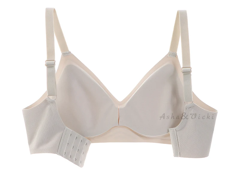 Soft Support Strips Skin-friendly Underwear Comfortable Close-Fitting No Steel Ring Gathered Up Beautiful Back Latex Cup Bra