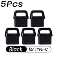 5PCS Black A