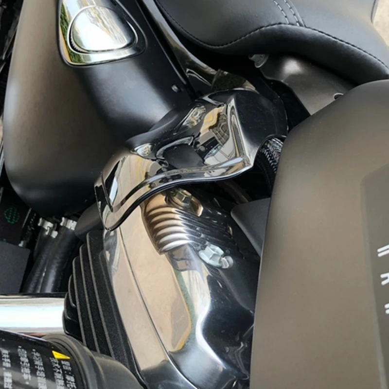 오토바이 반사 새들 공기 열 디플렉터, Sportster 다리미 883 1200 40 Eight XL1200 2014-2019