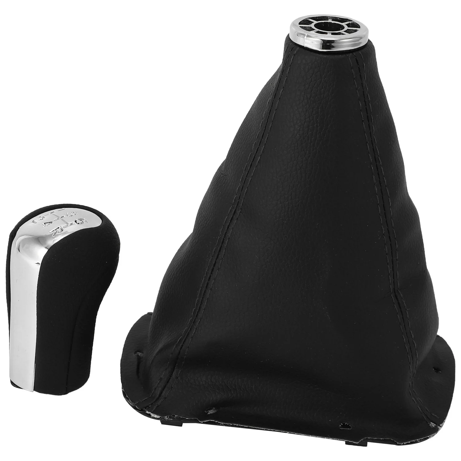 5 Speed Car PU Leather Gear Shift Knob Shifting Gear Cover Shift Gear Boot for Toyota Avensis