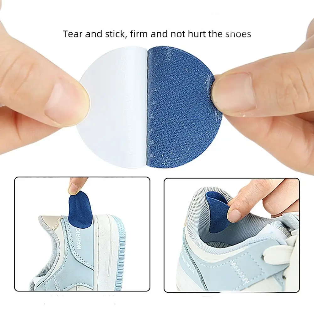 Replacement Self-Adhesive Shoe Repair Patch Microfiber Leather Durable Heel Hole Pads 6pcs Universal Shoe Heel Repair