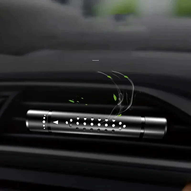 Metal Car Air Freshener Car Aromatherapy Stick Air Conditioner Outlet Aromatherapy Clip Solid