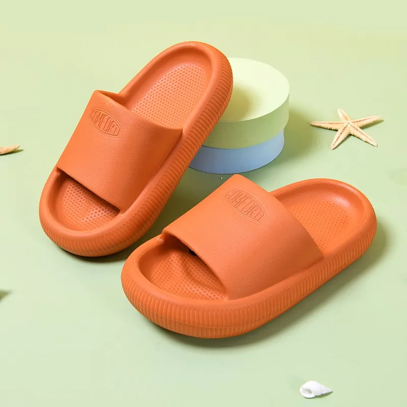 Cute Non-Slip Soft Sole Children Slippers Comfort Home Indoor Platform Shoes Summer Boy Girl Casual Bathroom Slippers Kids Shoes