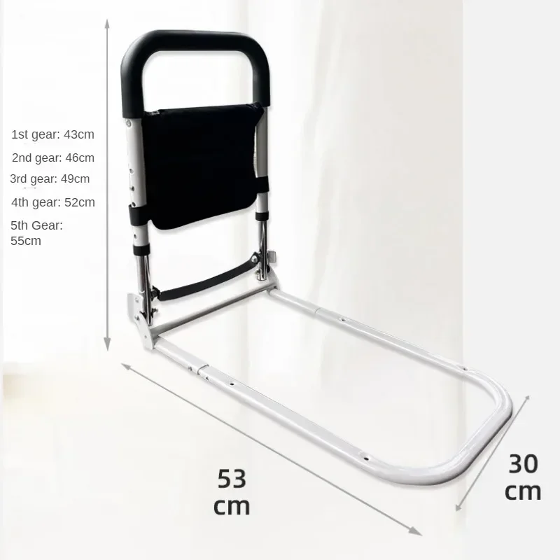 Bed Rail Assist Handle Bar Get Up Handle Bedroom Secure Aid Fixed Bed Handrail For Elderly Disabled Pregnant Get Up