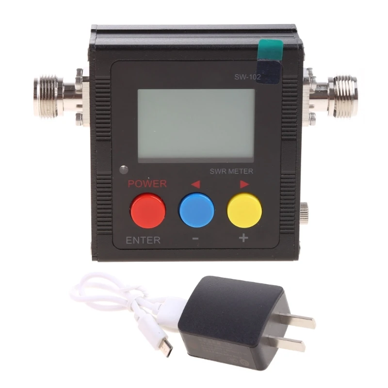 

SW-102 Antenna Power SWR Meter Surecom 125-525 Mhz Digital VHF/UHF Watt Meter Fit for Two Way Radio Walkie Talkie-SW102