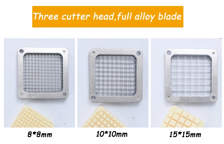 Description Picture 4 of itemCommercial Electric French Fries Slicer For Potato Radish Cucumber Strip Cutter Stainless Steel Vegetable Cutting Machine