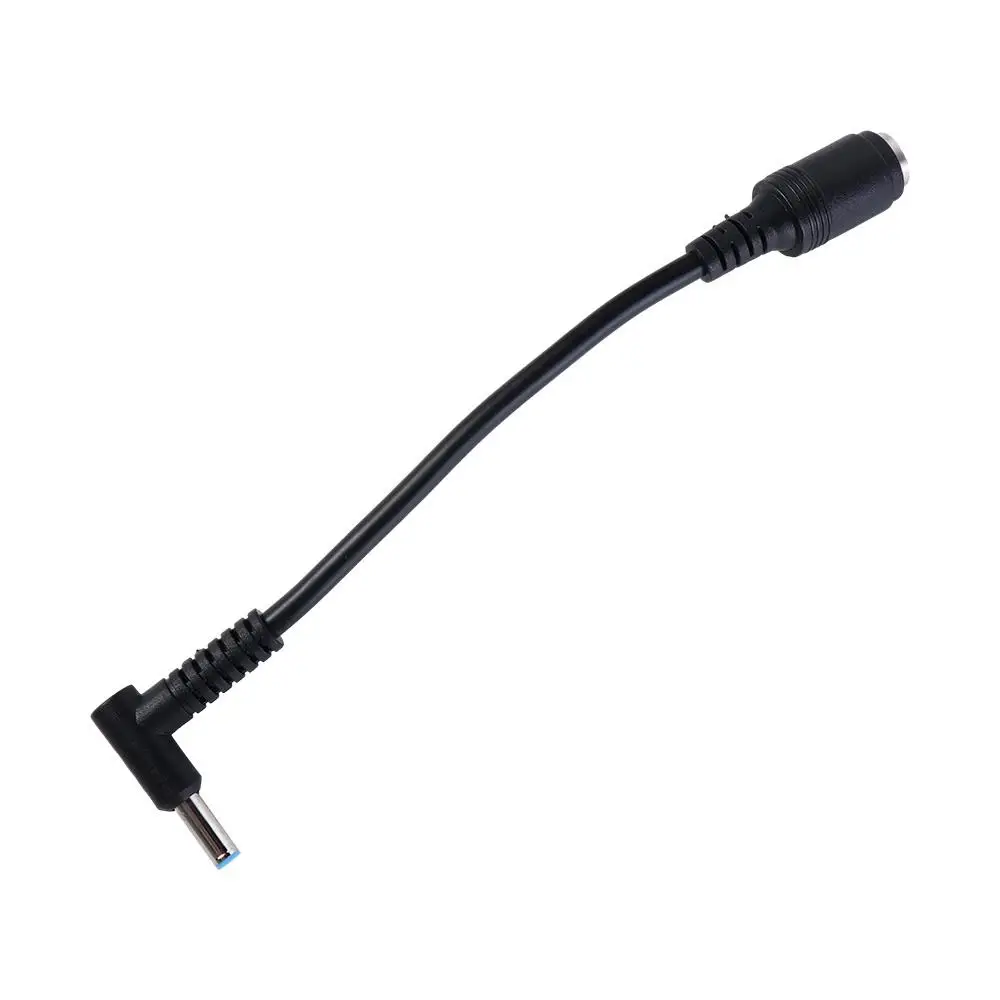 Pin 7.4x5.0mm Female Elbow Switch 4.5x3.0mm Male 7.4x5.0mm To 4.5x3.0mm DC Power Adapter Laptop Converter Charger Connector