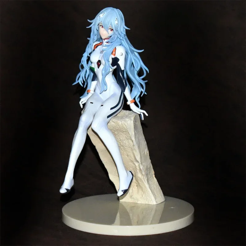 

23cm NEON GENESIS EVANGELION Ayanami Rei Anime Figure Action Figure Periphery Desktop Decoration Display Pvc Model Gift Toys