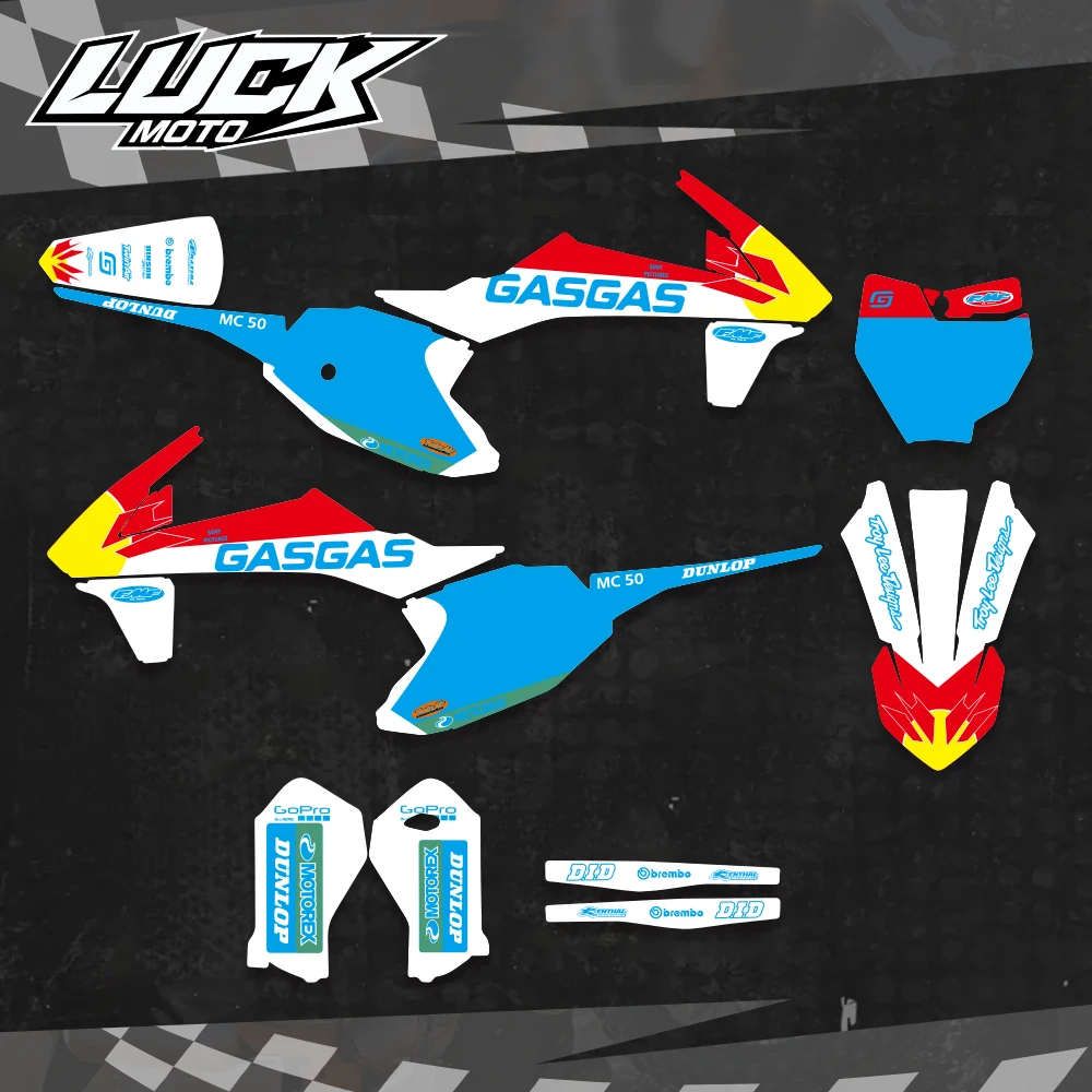 LUCKMOTO Ŀ  ׷  Į ƼĿ ŰƮ, GASGAS MC50 2021 2022 2023 Į ƼĿ
